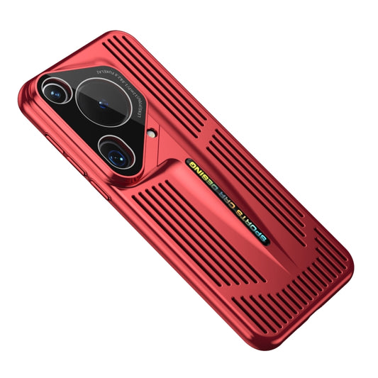 For Huawei Pura 70 Ultra Blade Cooling PC Full Coverage Phone Case(Red) - Huawei Cases by PMC Jewellery | Online Shopping South Africa | PMC Jewellery | Buy Now Pay Later Mobicred