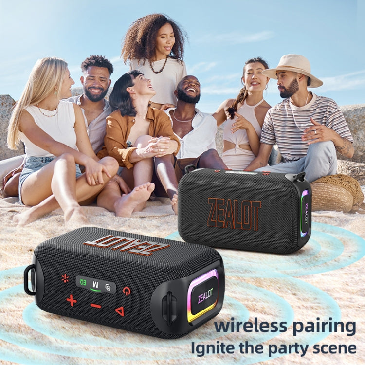 Zealot S85 50W Outdoor Waterproof Portable Bluetooth Speaker(Grey) - free shipping - PMC Jewellery - Order now!