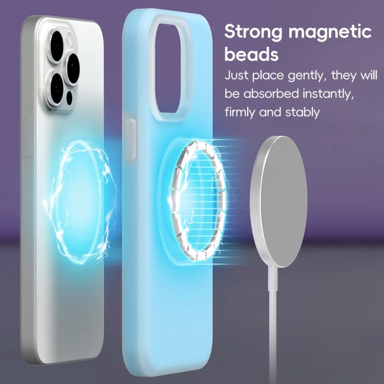 For iPhone 16 Jelly Liquid Silicone MagSafe Magnetic Phone Case(Green) - iPhone 16 Cases by PMC TechLife | Online Shopping South Africa | PMC TechLife | Buy Now Pay Later Mobicred