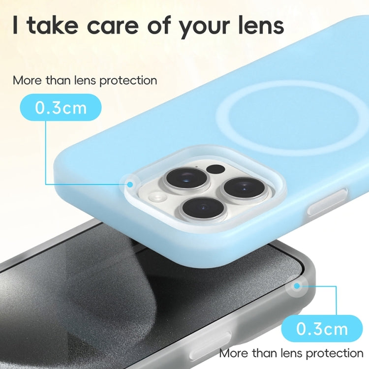 For iPhone 16 Jelly Liquid Silicone MagSafe Magnetic Phone Case(Mint Mambo) - iPhone 16 Cases by PMC TechLife | Online Shopping South Africa | PMC TechLife | Buy Now Pay Later Mobicred