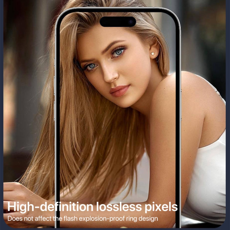 For iPhone 16 Pro / 16 Pro Max HD Lens Protective Film without Diamond(Rose Red) - iPhone 16 Pro Max Tempered Glass by PMC TechLife | Online Shopping South Africa | PMC TechLife | Buy Now Pay Later Mobicred