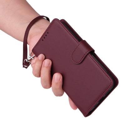 For Honor Magic6 Lite 5G BETOPNICE BN-005 2 in 1 Detachable Imitate Genuine Leather Phone Case(Wine Red) - Honor Cases by BETOPNICE | Online Shopping South Africa | PMC Jewellery | Buy Now Pay Later Mobicred