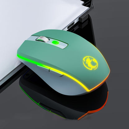 iMICE G903 Bluetooth Dual Mode 6-key Silent Wireless Gaming Mouse(Green) - Wireless Mice by iMICE | Online Shopping South Africa | PMC Jewellery | Buy Now Pay Later Mobicred