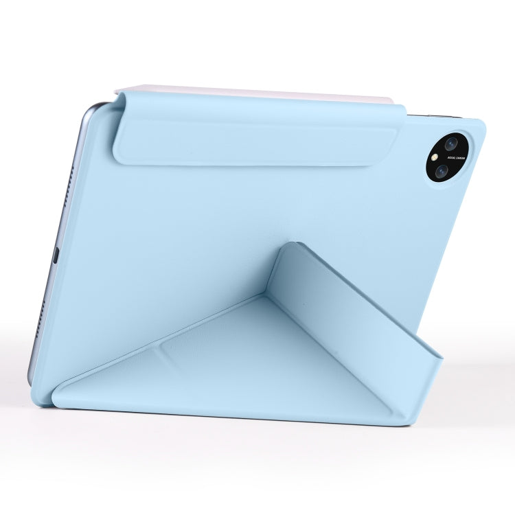 For Huawei MatePad Pro 11 2024 / 2022 Fixed Buckle Magnetic Deformation Leather Tablet Case(Ice Blue) - Huawei by PMC Jewellery | Online Shopping South Africa | PMC Jewellery | Buy Now Pay Later Mobicred