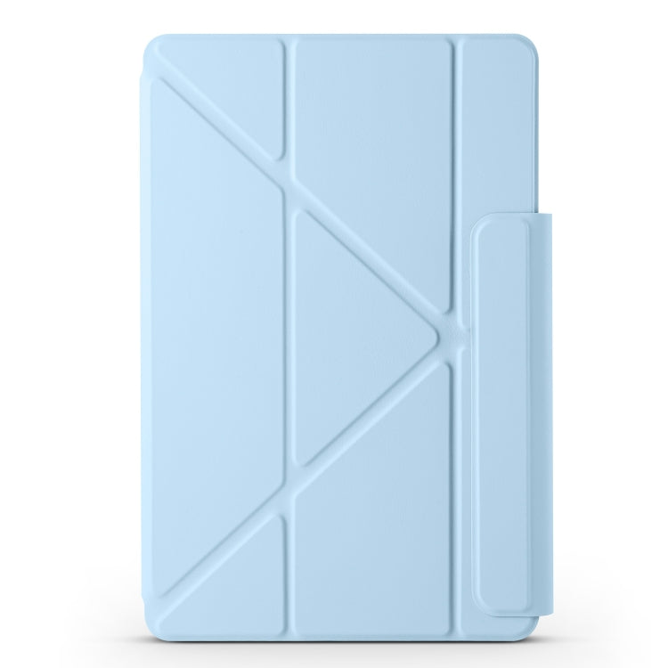 For Huawei MatePad Pro 12.2 2024 Fixed Buckle Magnetic Deformation Leather Tablet Case(Ice Blue) - Huawei by PMC TechLife | Online Shopping South Africa | PMC TechLife | Buy Now Pay Later Mobicred