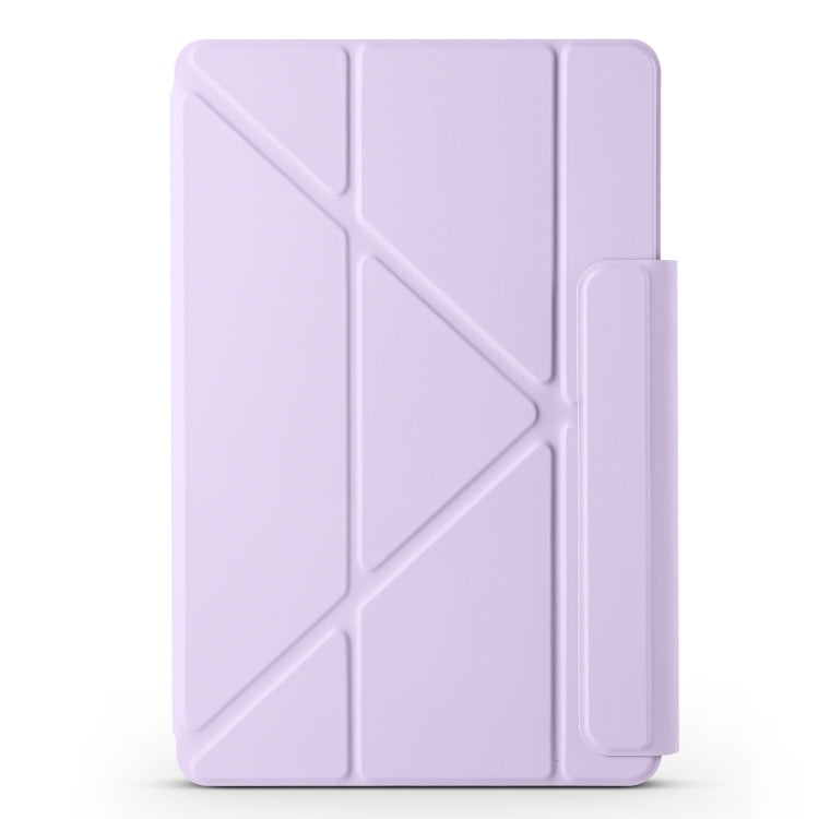 For Huawei MatePad Pro 12.2 2024 Fixed Buckle Magnetic Deformation Leather Tablet Case(Purple) - Huawei by PMC TechLife | Online Shopping South Africa | PMC TechLife | Buy Now Pay Later Mobicred