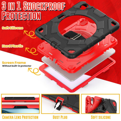 For iPad Air 11 2025 /  2024 Spider Hand Grip Turntable Stand Tablet Case(Black Red) - iPad Air 11 2025 / 2024 Cases by PMC Jewellery | Online Shopping South Africa | PMC Jewellery | Buy Now Pay Later Mobicred