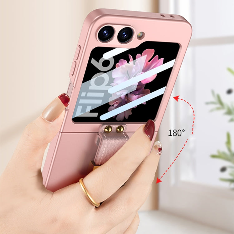 For Samsung Galaxy Z Flip6 GKK Integrated Ultra-thin Phone Case with Z Ring Holder(Titanium Grey) - free shipping - PMC Jewellery - Order now!