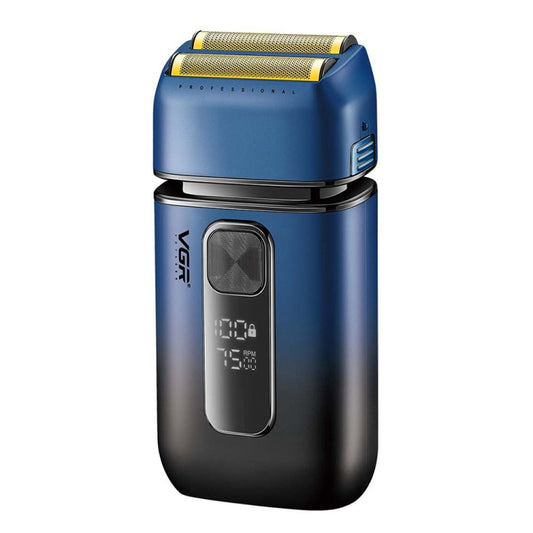 VGR V-362 5W USB Reciprocating Electric Shaver Bald Head Hair Clipper(Dark Blue) - Electric Shavers by VGR | Online Shopping South Africa | PMC Jewellery | Buy Now Pay Later Mobicred