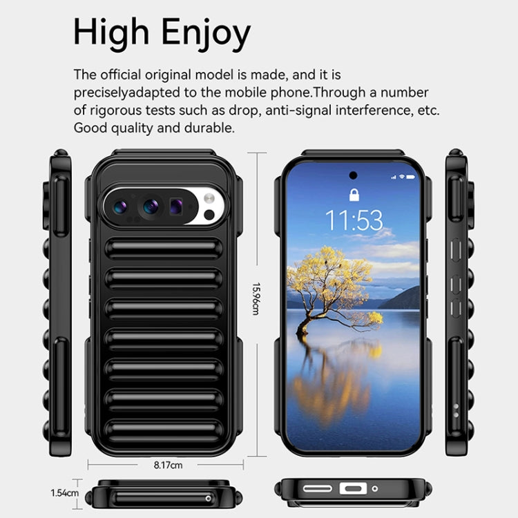 For Google Pixel 9 Pro Capsule Series Candy Color TPU Phone Case(Green) - Google Cases by PMC TechLife | Online Shopping South Africa | PMC TechLife | Buy Now Pay Later Mobicred