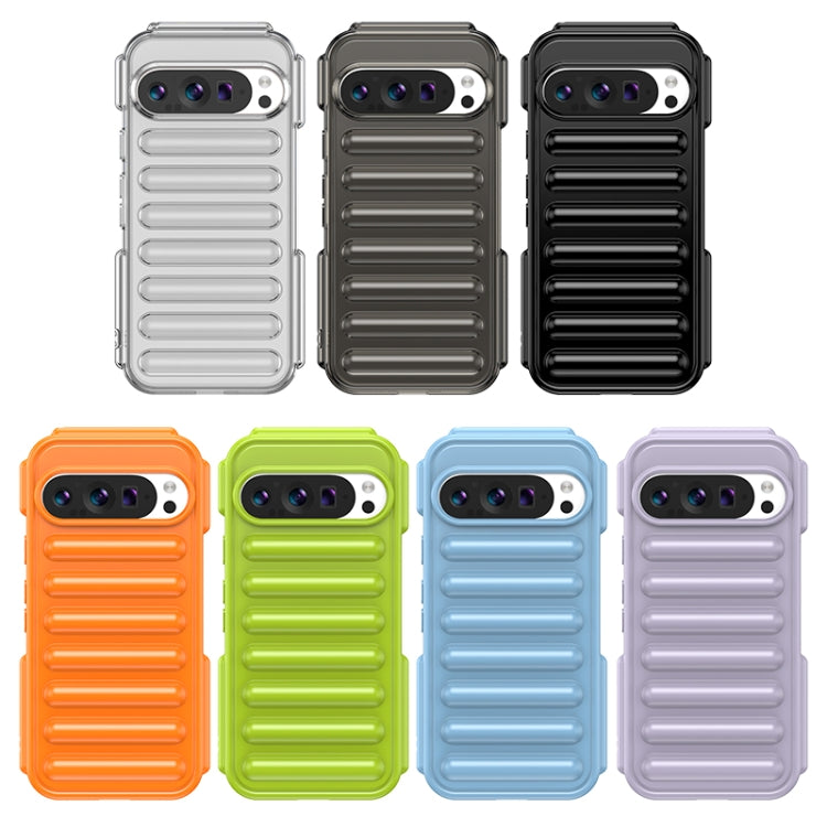 For Google Pixel 9 Capsule Series Candy Color TPU Phone Case(Blue) - Google Cases by PMC TechLife | Online Shopping South Africa | PMC TechLife | Buy Now Pay Later Mobicred