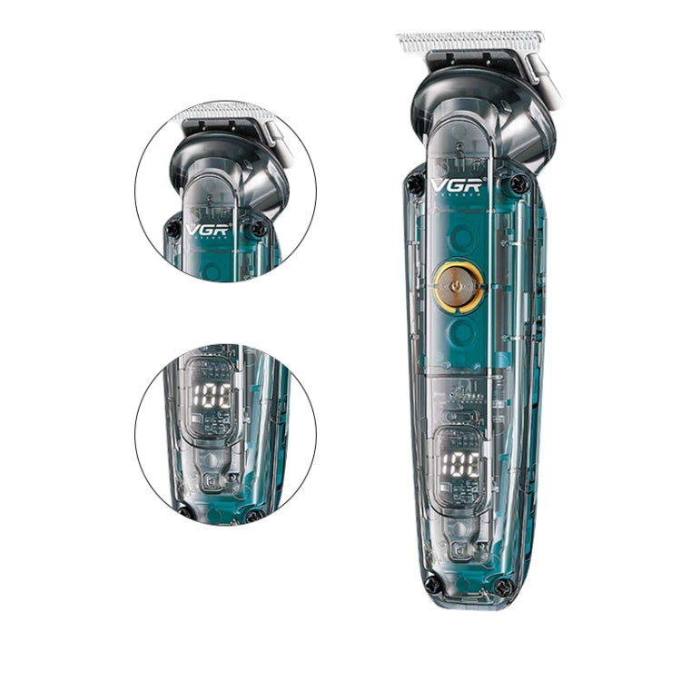 VGR V-949 5W USB LED Digital Display Multifunctional Hair Clipper - free shipping - PMC TechLife - Order now!