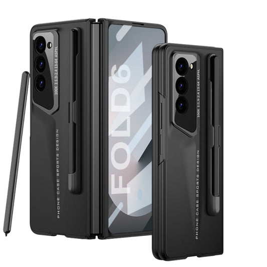 For Samsung Galaxy Z Fold6 GKK Integrated Blade Ultra-thin Full Coverage Phone Case with Pen Slot, Not Included Pen(Black) - Galaxy Z Fold6 5G Cases by GKK | Online Shopping South Africa | PMC Jewellery | Buy Now Pay Later Mobicred