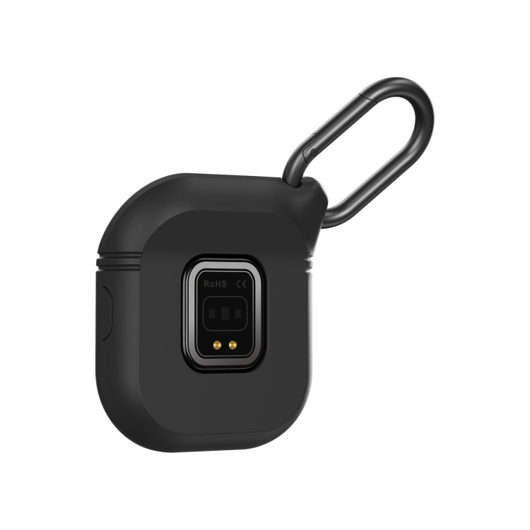 D8 Pro 2.01 inch 2 in 1 Bluetooth Earphone Steel Strap Smart Watch, Support NFC with Cover(Black) - Smart Watches by PMC TechLife | Online Shopping South Africa | PMC TechLife | Buy Now Pay Later Mobicred