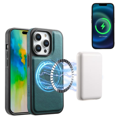 For iPhone 16 Pro Max Denior A13 Skin Feel MagSafe Phone Case(Blue) - iPhone 16 Pro Max Cases by Denior | Online Shopping South Africa | PMC Jewellery | Buy Now Pay Later Mobicred