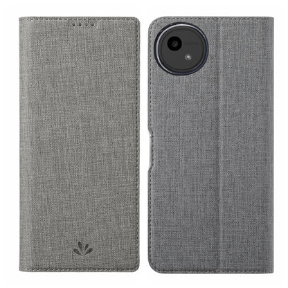 For Sharp Aquos Wish4 ViLi DMX Series TPU + PU Leather Magnetic Phone Case(Grey) - More Brand by ViLi | Online Shopping South Africa | PMC Jewellery | Buy Now Pay Later Mobicred