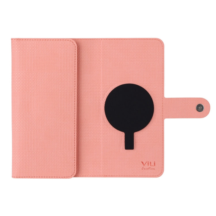 For Samsung Galaxy S24 5G ViLi GHB-C Series RFID MagSafe Magnetic Flip Leather Phone Case(Pink) - Galaxy S24 5G Cases by ViLi | Online Shopping South Africa | PMC Jewellery | Buy Now Pay Later Mobicred