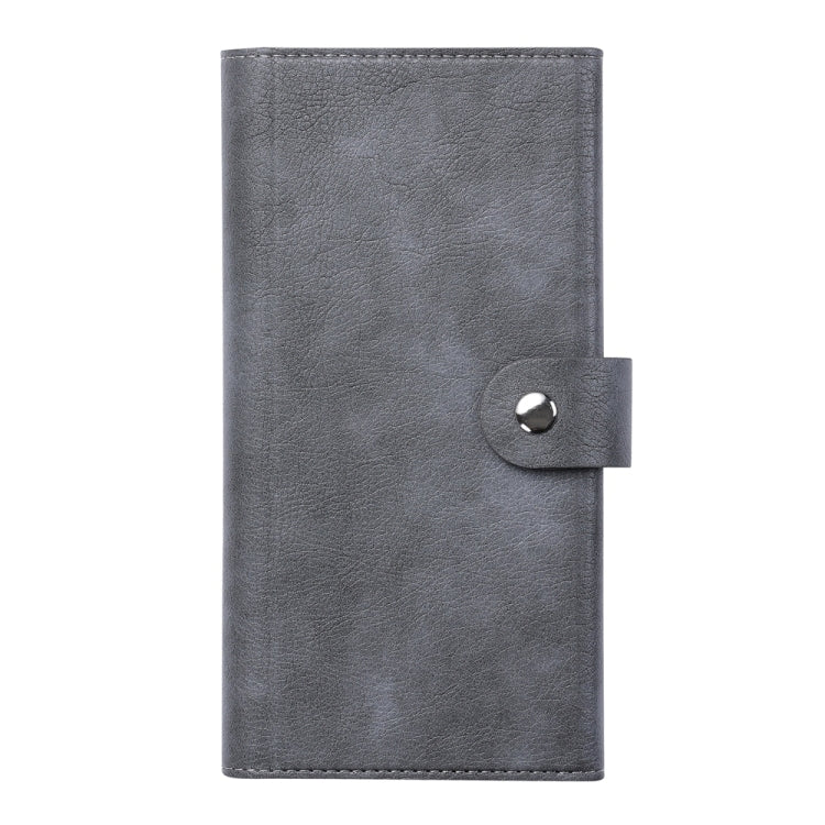 For iPhone 16 ViLi GVS Series MagSafe Magnetic RFID Leather Phone Case(Grey) - iPhone 16 Cases by ViLi | Online Shopping South Africa | PMC Jewellery | Buy Now Pay Later Mobicred