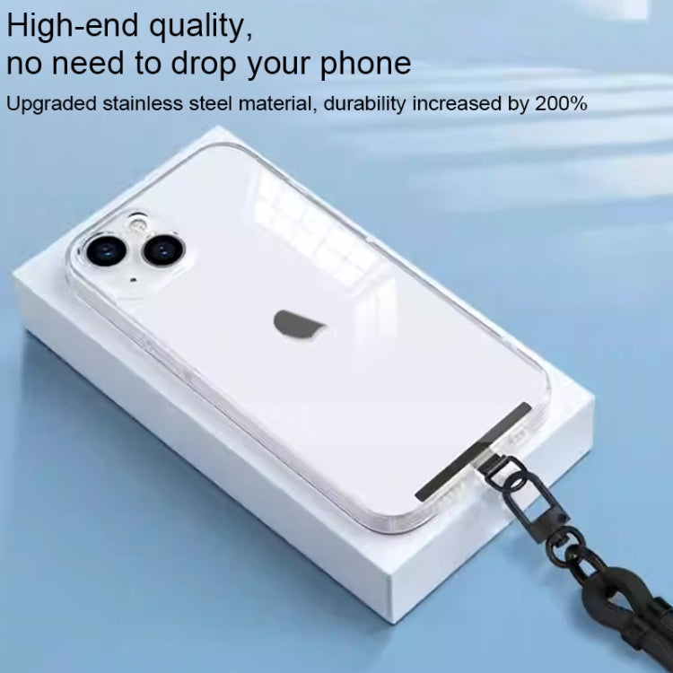 T-shape Metal Mobile Phone Lanyard Fixing Gasket(Silver) - free shipping - PMc TechLife - Order now!