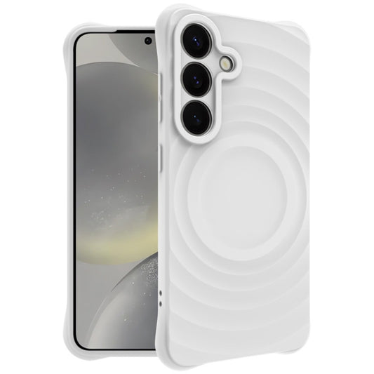 For Samsung Galaxy S25 5G IMAK UC-6 Series Manbo Frosting Soft Phone Case(White) - Galaxy S25 5G Cases by imak | Online Shopping South Africa | PMC Jewellery | Buy Now Pay Later Mobicred