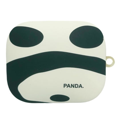 For Redmi Buds 5 Panda Back Earbuds Box Frosted TPU Case(Black White) - Xiaomi Earphone Case by PMC Jewellery | Online Shopping South Africa | PMC Jewellery | Buy Now Pay Later Mobicred