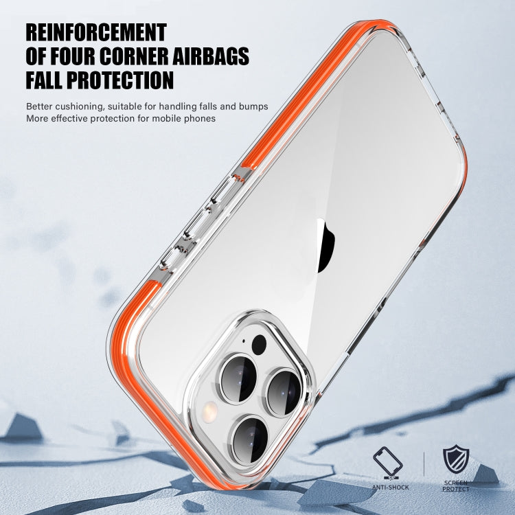 For iPhone 16 Pro TPE Airbag TPU+ PC Full Coverage Phone Case(White) - iPhone 16 Pro Cases by PMC TechLife | Online Shopping South Africa | PMC TechLife | Buy Now Pay Later Mobicred