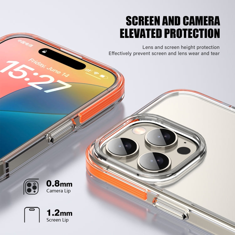 For iPhone 16 Plus TPE Airbag TPU+ PC Full Coverage Phone Case(Transparent) - iPhone 16 Plus Cases by PMC Jewellery | Online Shopping South Africa | PMC Jewellery | Buy Now Pay Later Mobicred