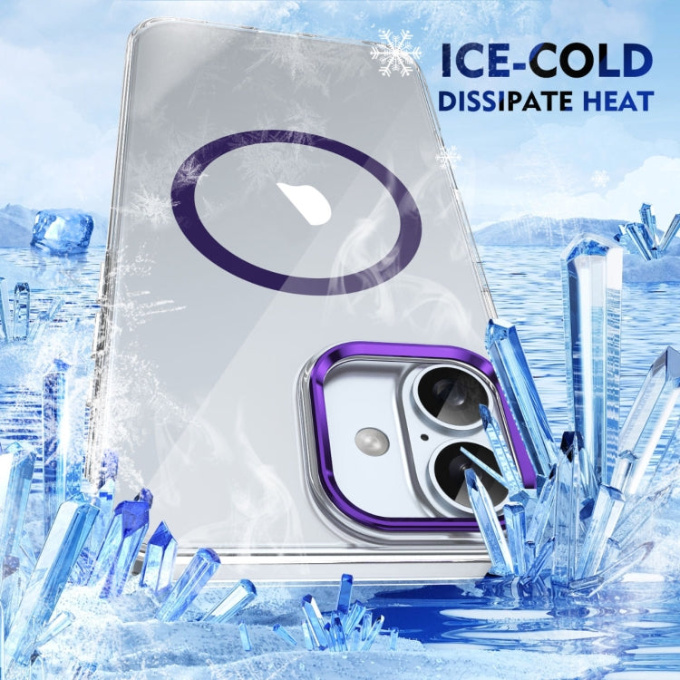 For iPhone 16 Plus Ice Feel HD Transparent MagSafe PC Full Coverage Phone Case(Purple) - iPhone 16 Plus Cases by PMC TechLife | Online Shopping South Africa | PMC TechLife | Buy Now Pay Later Mobicred