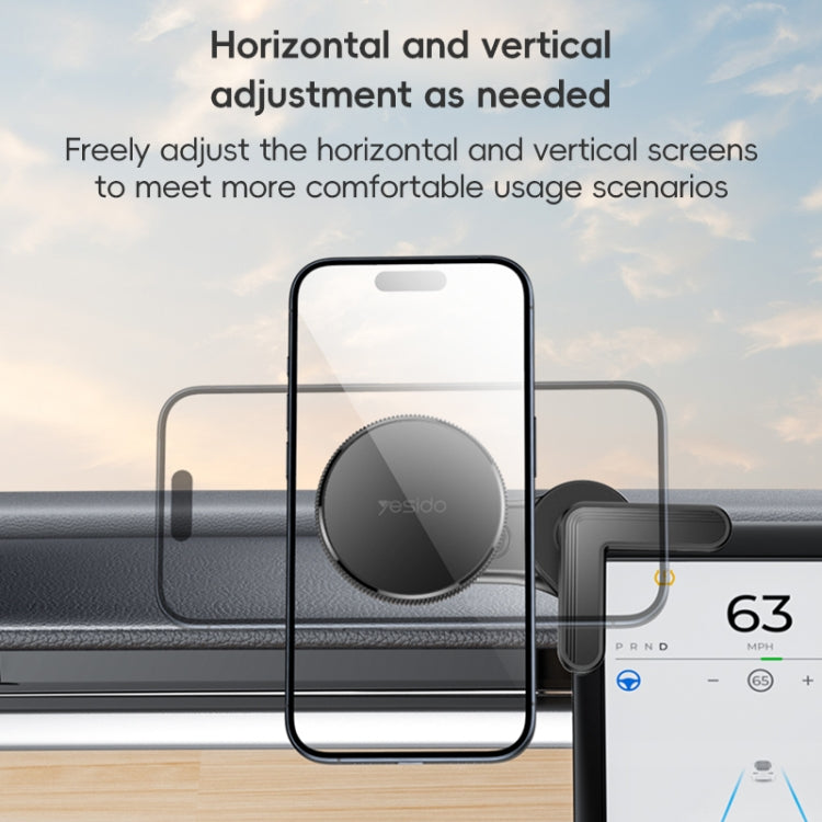 Yesido C213 Car Floating Screen Clip-on MagSafe Magnetic Phone Holder(Black) - Universal Car Holders by Yesido | Online Shopping South Africa | PMC Jewellery | Buy Now Pay Later Mobicred