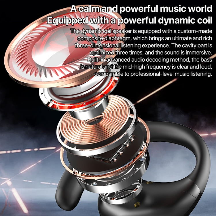 I19 Mechanical Planet Ear-Mounted Wireless Bluetooth Earphone(Black) - Bluetooth Earphone by PMC Jewellery | Online Shopping South Africa | PMC Jewellery | Buy Now Pay Later Mobicred