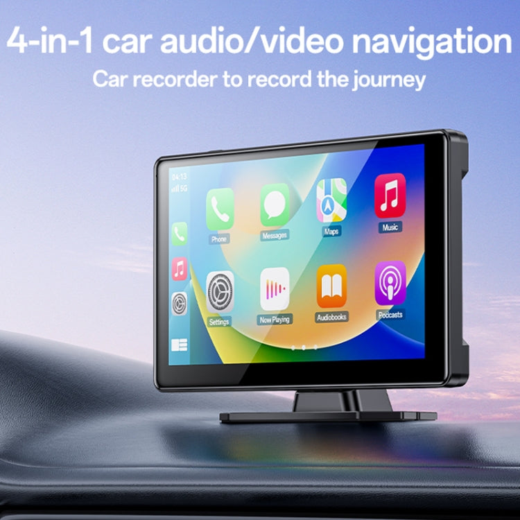 Yesido KM18 9 inch Center Console CarPlay Portable Car Video Navigation with Driving Recorder(Black) - Car MP3 & MP4 & MP5 by Yesido | Online Shopping South Africa | PMC Jewellery | Buy Now Pay Later Mobicred