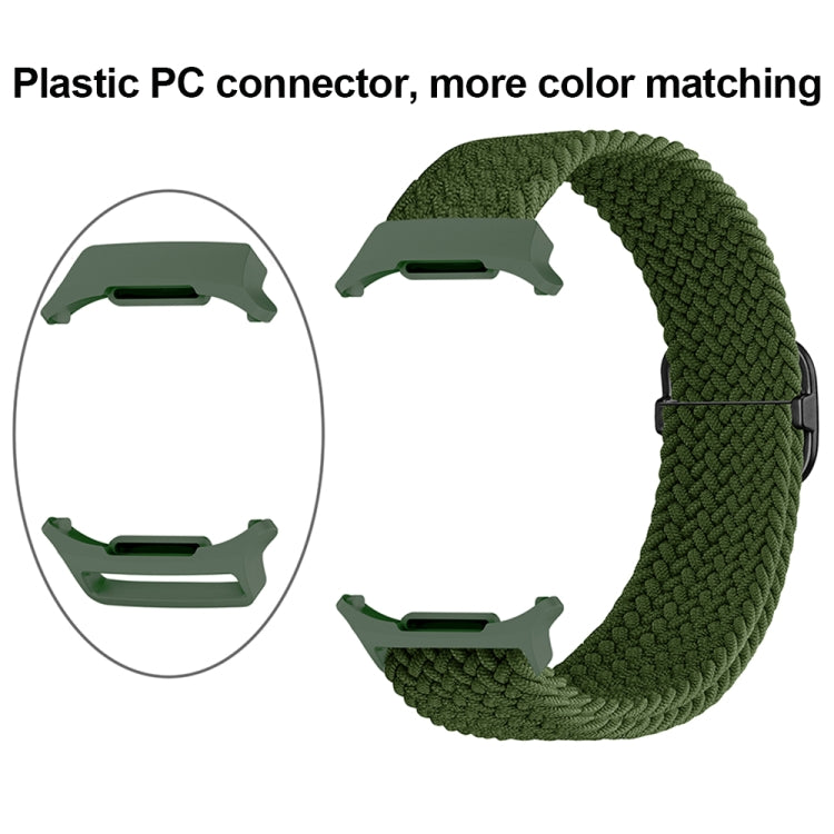 For Samsung Galaxy Watch Ultra 47mm Slide Buckle Nylon Braided Watch Band(Violets) - Watch Bands by PMC Jewellery | Online Shopping South Africa | PMC Jewellery | Buy Now Pay Later Mobicred