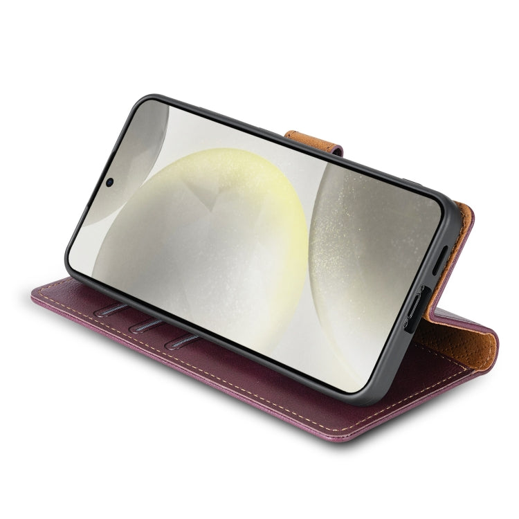 For Huawei Pura 70 N.BEKUS CSJ-P1 Solid Color Leather Phone Case(Wine Red) - free shipping - PMC Jewellery - Order now!