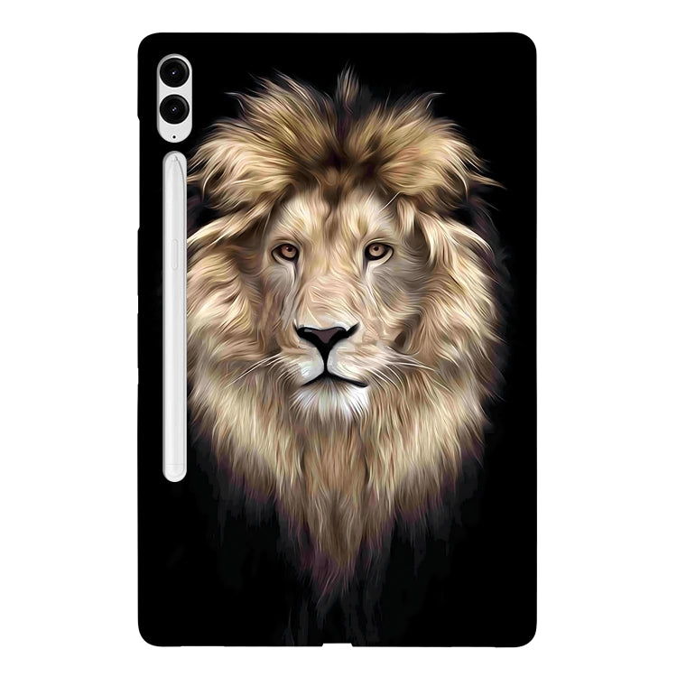 For Samsung Galaxy Tab S9+ / S9 FE+ Color Painting Pattern Smart Tablet TPU Case(Lion) - Galaxy Tab S9+ Cases by PMC Jewellery | Online Shopping South Africa | PMC Jewellery | Buy Now Pay Later Mobicred