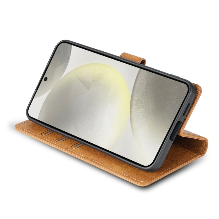 For Samsung Galaxy S24 5G N.BEKUS CSJ-P1 Solid Color Leather Phone Case(Brown) - free shipping - PMC Jewellery - Order now!