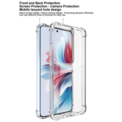 For OPPO Reno11 F / F25 Pro IMAK Space Shield PC + TPU Airbag Shockproof Phone Case(Transparent) - Reno11 F Cases by imak | Online Shopping South Africa | PMC Jewellery | Buy Now Pay Later Mobicred