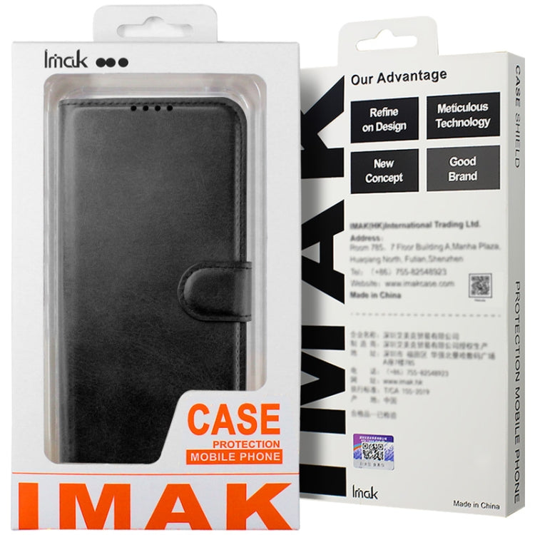 For iPhone 15 Pro Max IMAK Count Series Flip Leather Phone Case(Black) - iPhone 15 Pro Max Cases by imak | Online Shopping South Africa | PMC Jewellery | Buy Now Pay Later Mobicred