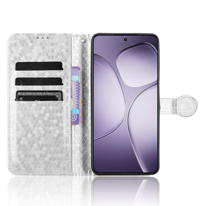 For Redmi K70 Ultra Honeycomb Dot Texture Leather Phone Case(Silver) - Xiaomi Cases by PMC Jewellery | Online Shopping South Africa | PMC Jewellery | Buy Now Pay Later Mobicred