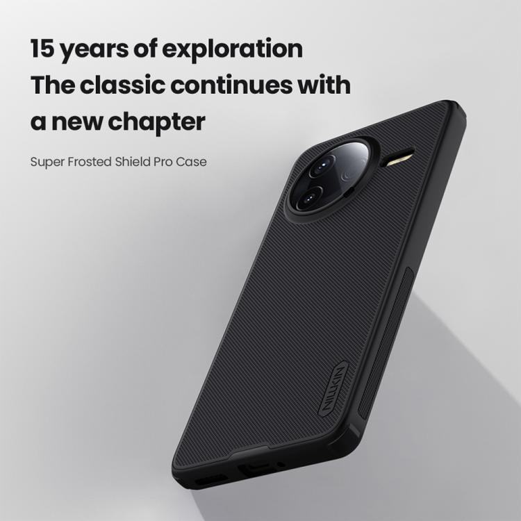 For Redmi K80 NILLKIN Frosted Shield Pro PC + TPU Phone Case(Black) - free shipping - PMc TechLife - Order now!