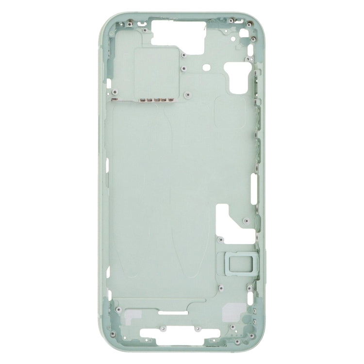 For iPhone 15 Middle Frame Bezel Plate with Side Keys + Card Tray, Version:CE EU Version(Green) - LCD Related Parts by PMC Jewellery | Online Shopping South Africa | PMC Jewellery | Buy Now Pay Later Mobicred