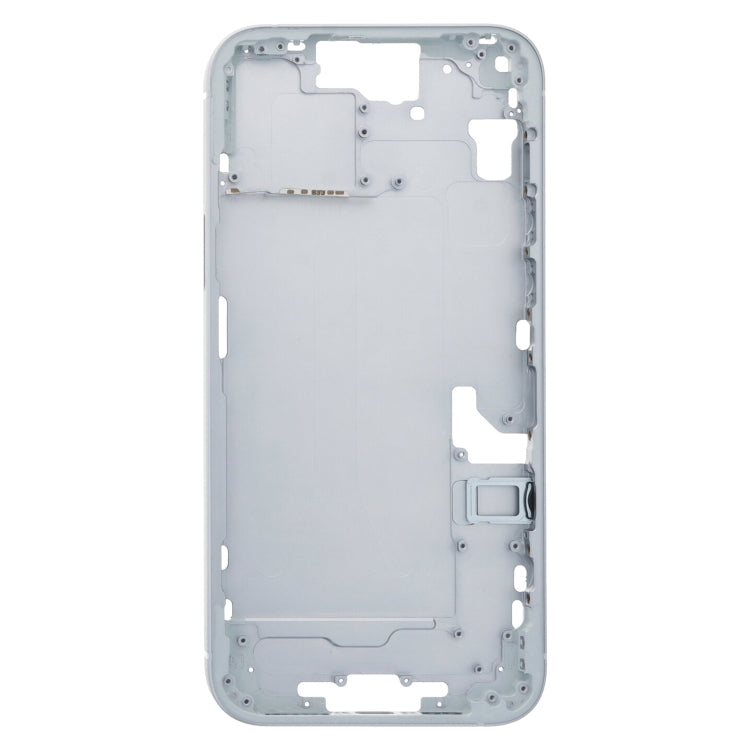 For iPhone 15 Plus Middle Frame Bezel Plate with Side Keys + Card Tray, Version:US Version(Blue) - LCD Related Parts by PMC Jewellery | Online Shopping South Africa | PMC Jewellery | Buy Now Pay Later Mobicred