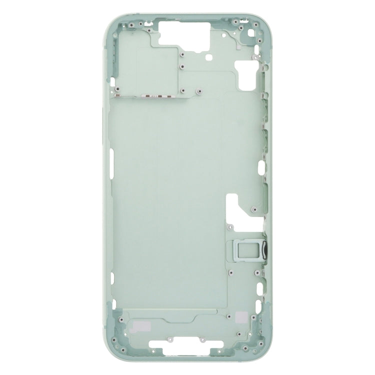 For iPhone 15 Plus Middle Frame Bezel Plate with Side Keys + Card Tray, Version:China Version(Green) - LCD Related Parts by PMC Jewellery | Online Shopping South Africa | PMC Jewellery | Buy Now Pay Later Mobicred