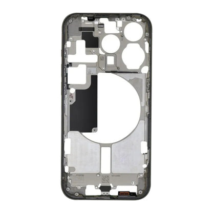 For iPhone 15 Pro Middle Frame Bezel Plate with Side Keys + Card Tray, Version:China Version(Black) - LCD Related Parts by PMC Jewellery | Online Shopping South Africa | PMC Jewellery | Buy Now Pay Later Mobicred