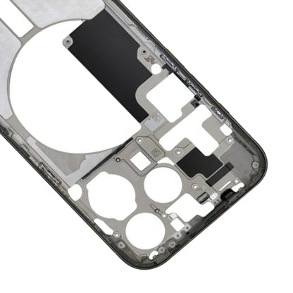 For iPhone 15 Pro Middle Frame Bezel Plate with Side Keys + Card Tray, Version:China Version(Black) - LCD Related Parts by PMC Jewellery | Online Shopping South Africa | PMC Jewellery | Buy Now Pay Later Mobicred