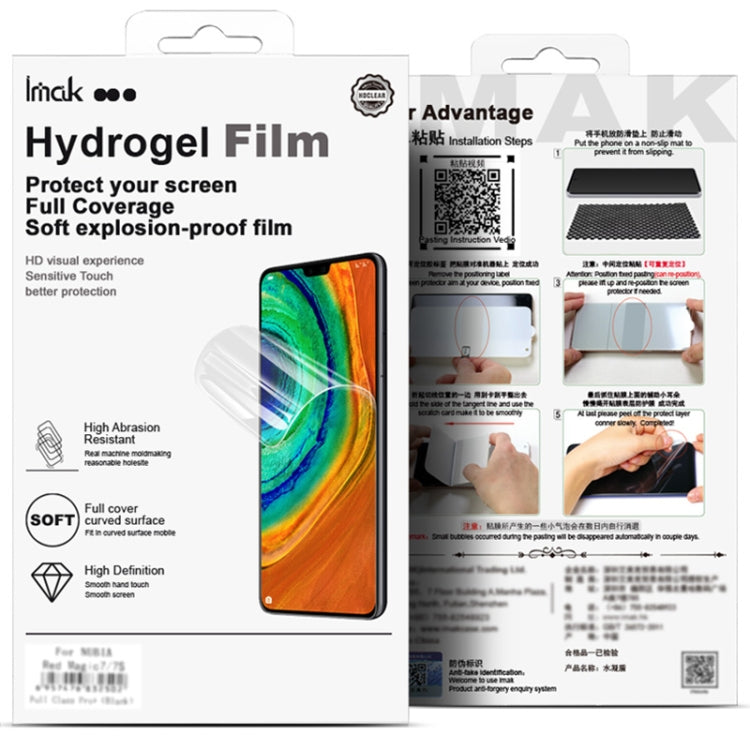 For Motorola Razr 50 Ultra / Razr+ 2024 imak 4th Generation Screen Hydrogel Film Protector, Main Screen + Second Screen 1 Set - free shipping - PMC Jewellery - Order now!