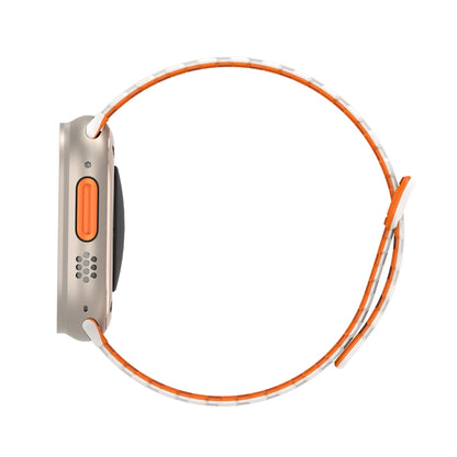 For Apple Watch Ultra 49mm DUX DUCIS KJ Series Magnetic Buckle Silicone Watch Band(Starlight Orange) - Watch Bands by DUX DUCIS | Online Shopping South Africa | PMC Jewellery | Buy Now Pay Later Mobicred