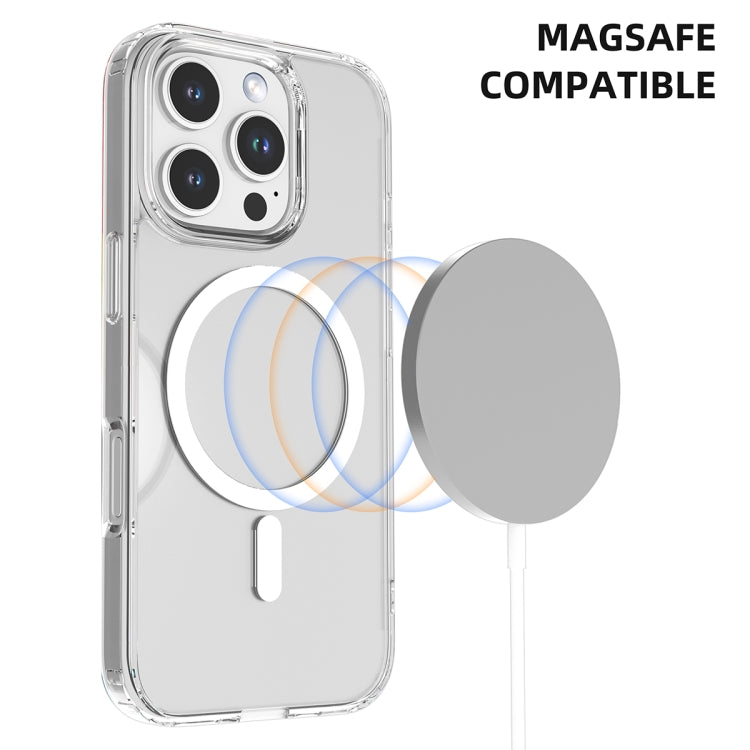 For iPhone 16 Plus Mutural Ice Series MagSafe Magnetic TPU Phone Case(Transparent) - free shipping - PMC TechLife - Order now!
