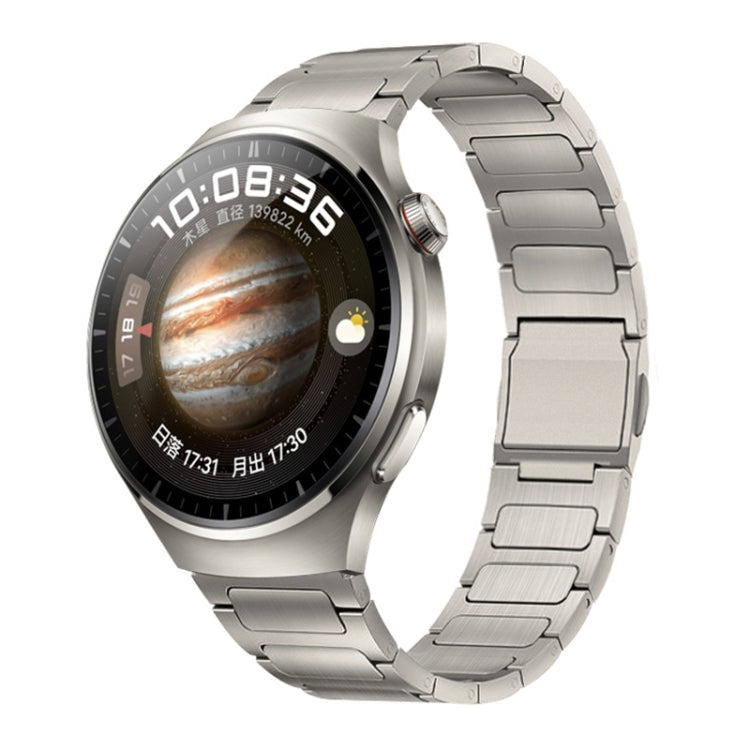 22mm I-shaped Magnetic Buckle Pure Titanium Watch Band(Titanium Gold) - free shipping - PMC TechLife - Order now!