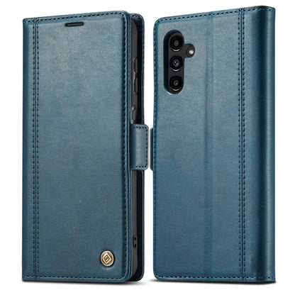 For Samsung Galaxy S24 FE 5G LC.IMEEKE Skin-friendly Card Slots Leather Phone Case(Blue) - Galaxy S24 FE 5G Cases by LC.IMEEKE | Online Shopping South Africa | PMC Jewellery | Buy Now Pay Later Mobicred