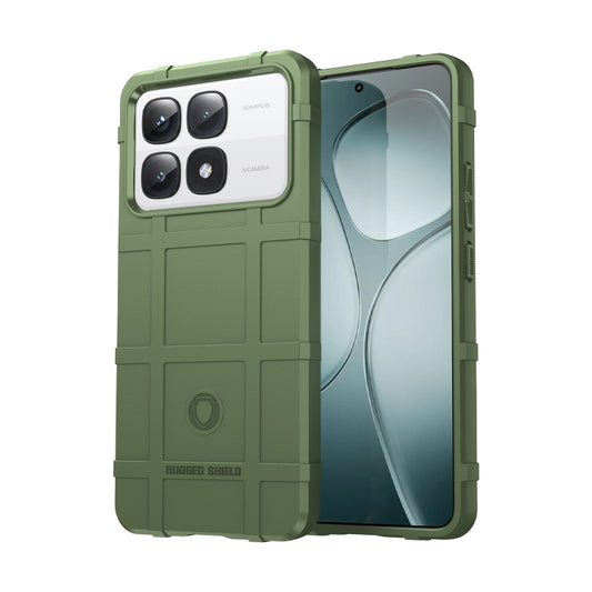 For Redmi K70 Ultra Full Coverage Shockproof TPU Phone Case(Green) - Xiaomi Cases by PMC Jewellery | Online Shopping South Africa | PMC Jewellery | Buy Now Pay Later Mobicred